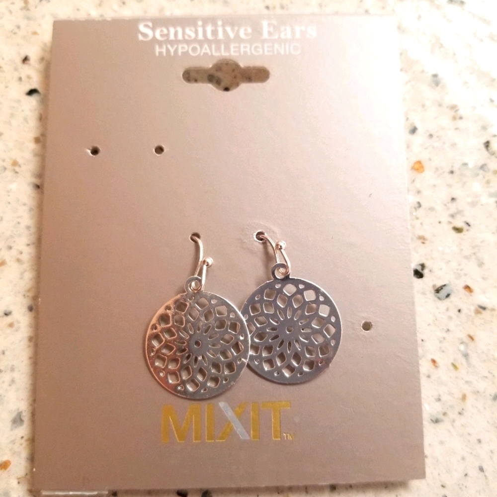 Brand new silver earrings